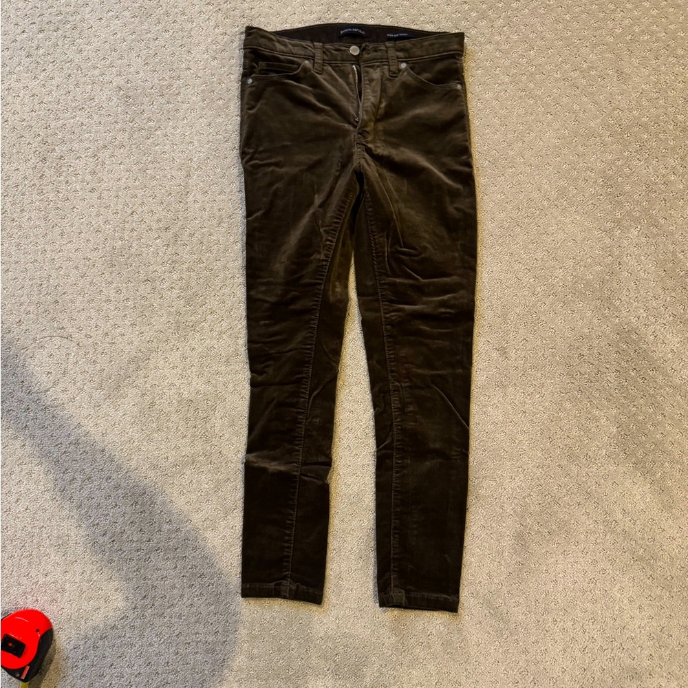 Banana Republic corduroy pants (dark green/brown)